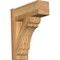 Ekena Millwork Olympic Block Rough Sawn Outlooker, Western Red Cedar, 8"W x 20"D x 24"H OUT08X20X24OLY05RWR - alternate 1